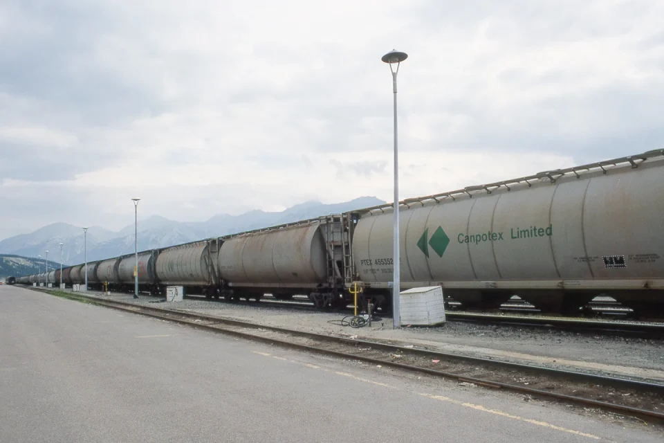 Railway station in Jasper, Alberta